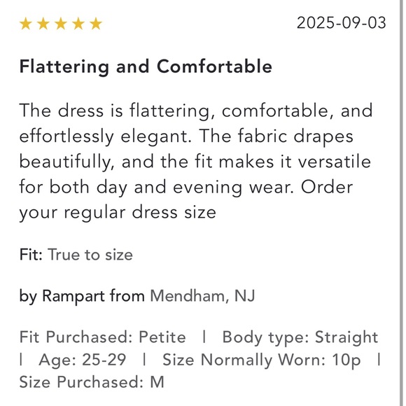 🎉SUPER RARE🎉 Anthropologie NWT Caroline K Anais Long Sleeve V-Neck Dress size S. - Picture 7 of 7